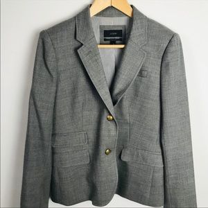 J.Crew  Gray Schoolboy Blazer